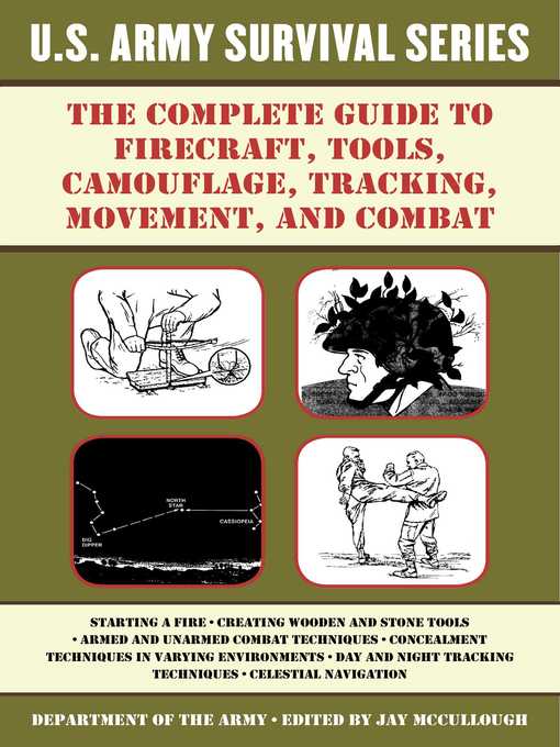 Title details for The Complete U.S. Army Survival Guide to Firecraft, Tools, Camouflage, Tracking, Movement, and Combat by U.S. Department of the Army - Wait list